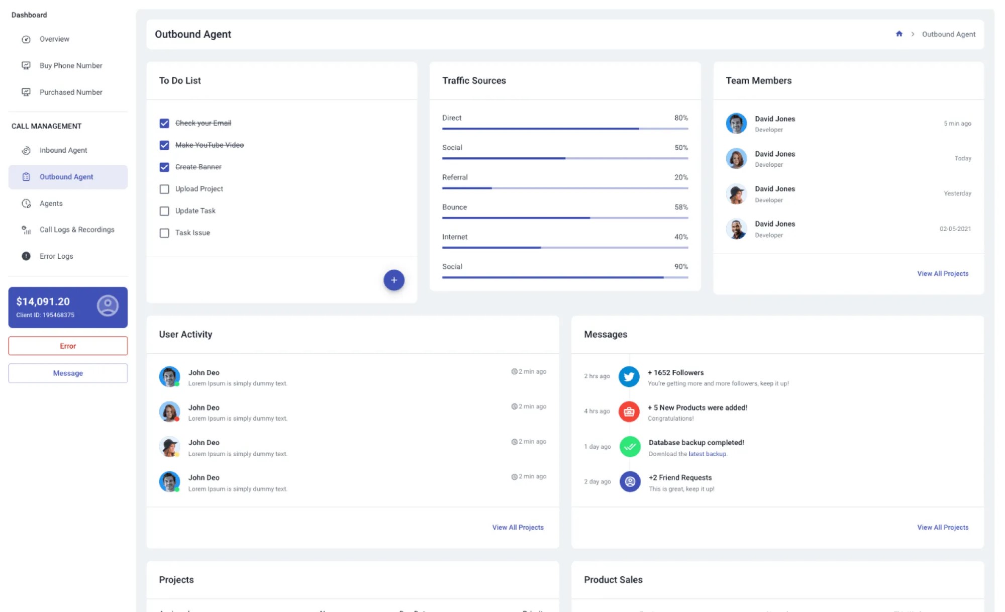 Business Dashboard